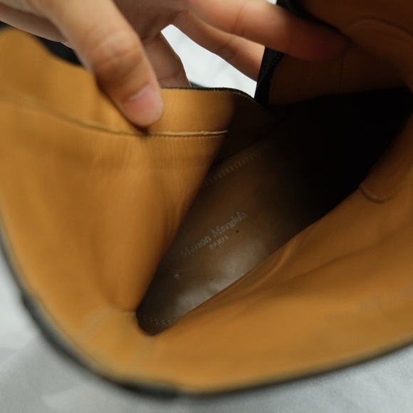 Maison Margiela men’s lether zip ankle boot. Size 43. US 9.5 / 10 - Picture 12 of 14